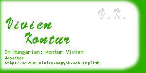 vivien kontur business card